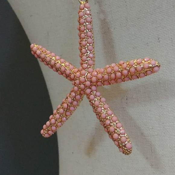 ALDO Starfish 3D Pendant Necklace on Gold Toned Chain Beach Summer Vibes - Picture 5 of 5